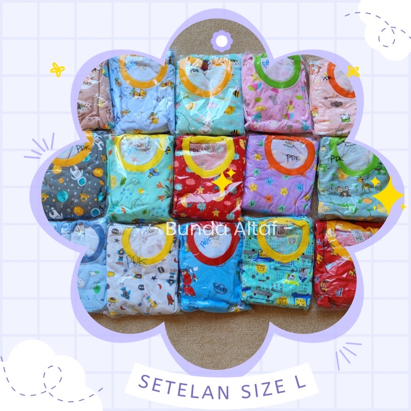 Setelan Baju Anak Usia 5 bulan - 6 Tahun Celana Pendek