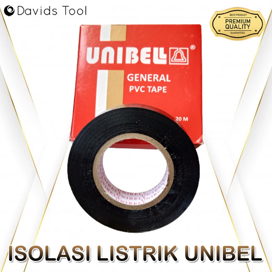 Unibell Isolasi Listrik Hitam Kabel Electrical Tape