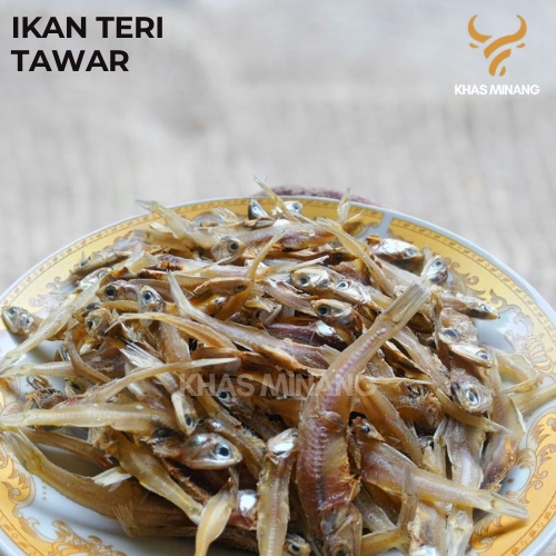 

Ikan Teri Tawar Kering 100gr Ikan Asin Teri Tidak Asin Asli Padang Khas Minang