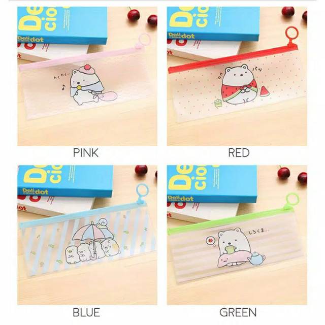 

Tempat kosmetik/tempat pensil transparant