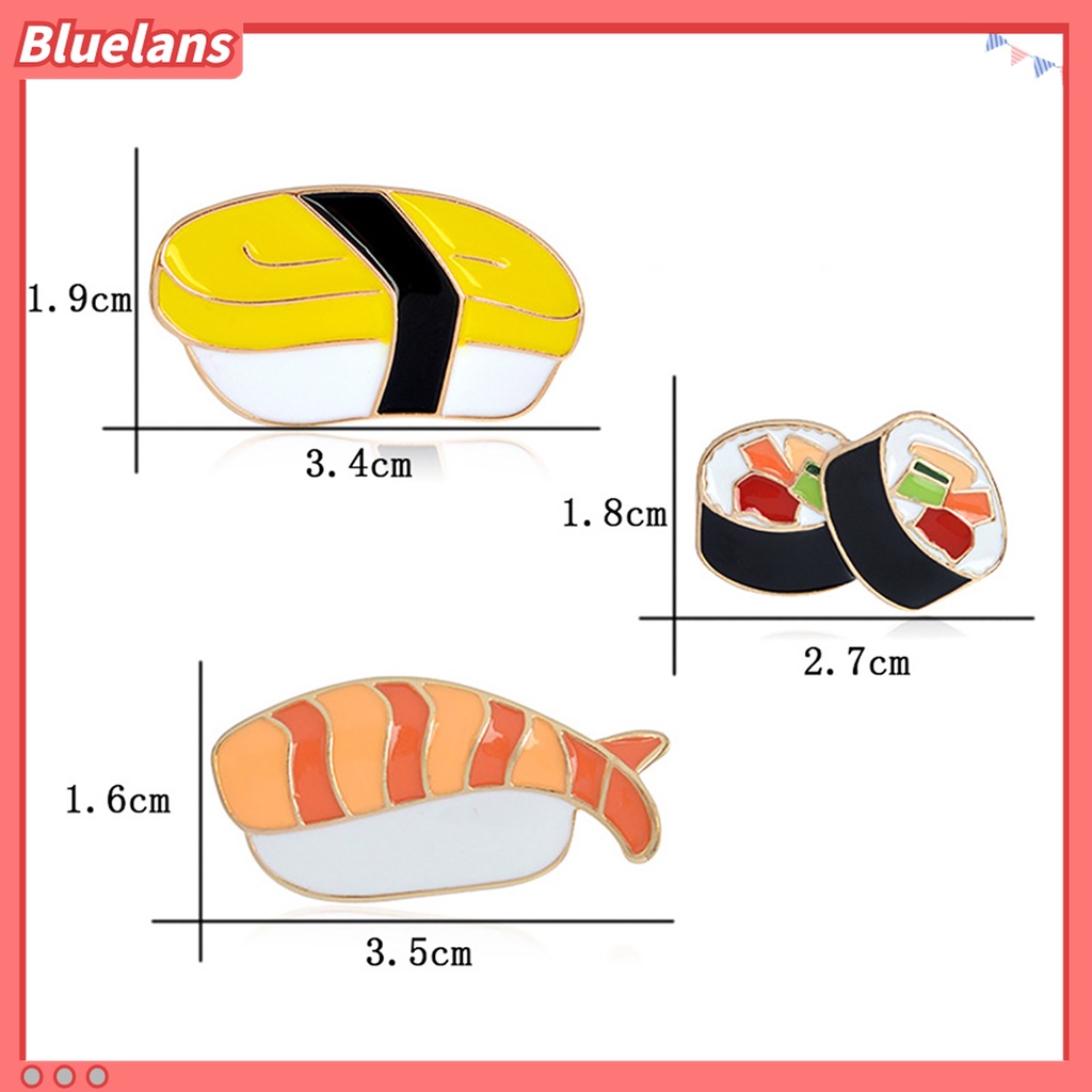 Bros Pin Enamel Bentuk Sushi Makanan Jepang Untuk Dekorasi Topi Jeans