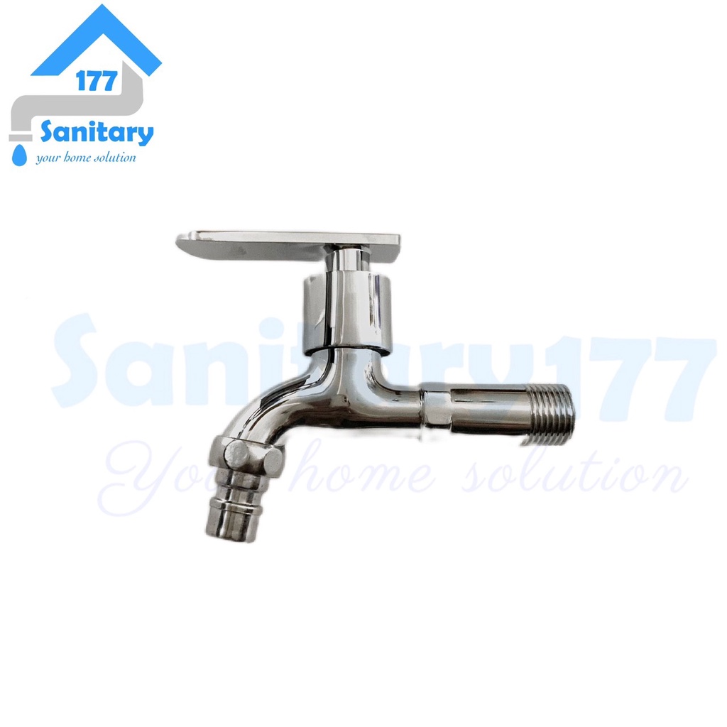 Kran Taman Minimalis Engkol F- Keran Air Tembok stainless Kamar Mandi  bathroom faucet selang mesin cuci sanitary177