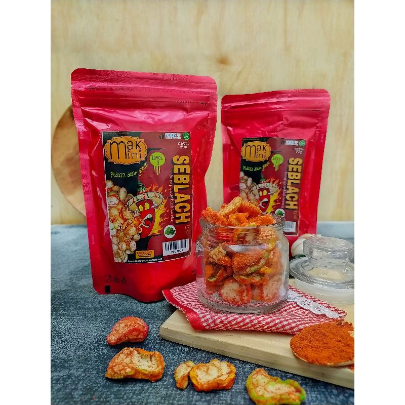 

MAKMINI SEBLACHips (kerupuk seblak kering) 80g