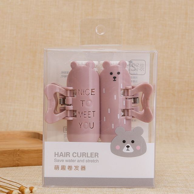 Hair Roller Bear Penjepit Rambut Beruang Jepit Gulung Hair Curler