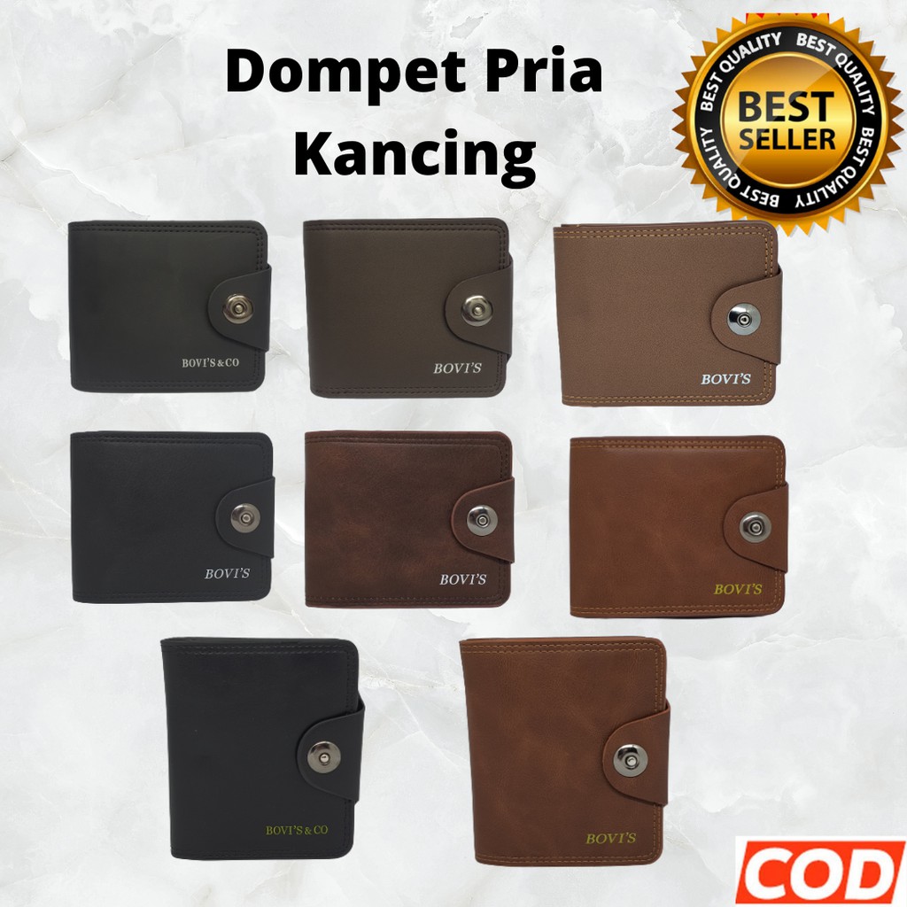 Dompet Pria Murah Branded Kulit Import Keren | Dompet Lipat Terbaru | Dompet Laki Laki Dewasa |