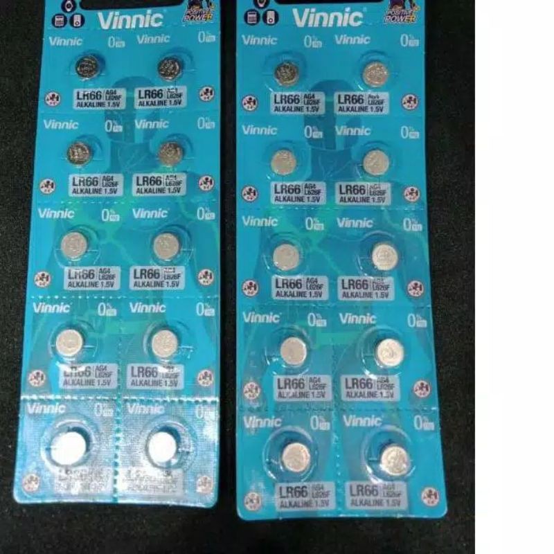 batrai  vinnic LR 626 / 377 / AG 4 vinnic baterai  original vinic L626/377 original 0%hg