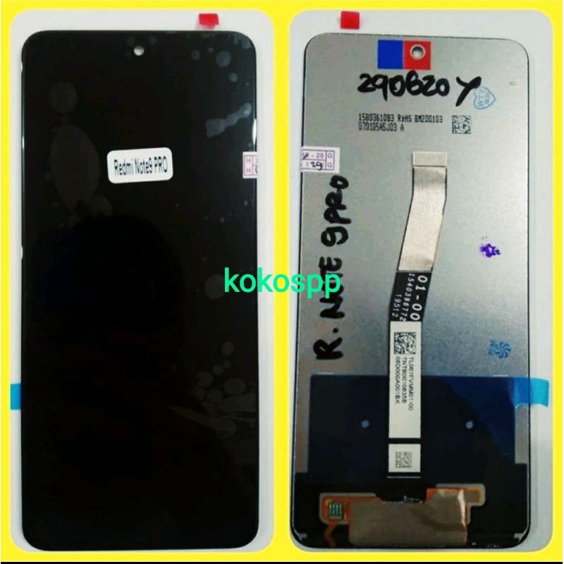 LCD XIAOMI REDMI NOTE 9 PRO FULLSET TOUCHSCREEN ORIGINAL100% BERGARANSI