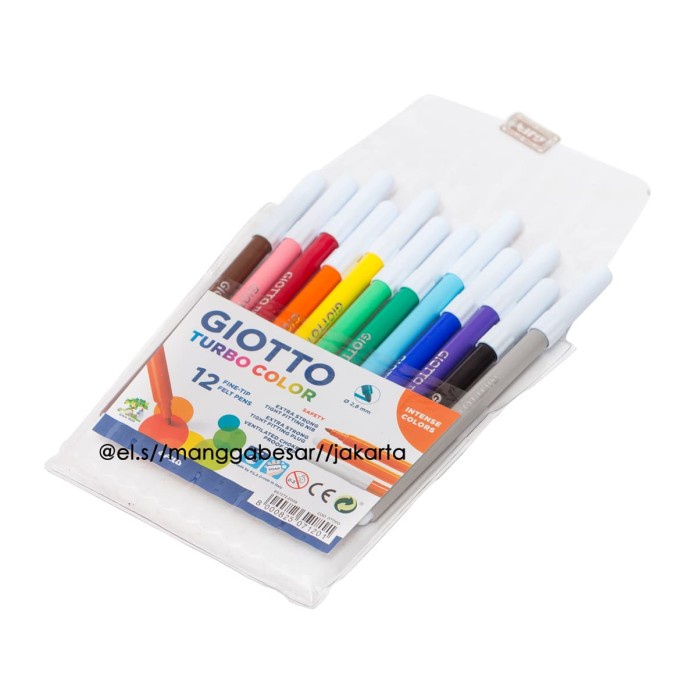 

Jualan Giotto Turbo Color 12 Warna ( Spidol ) Terlaris