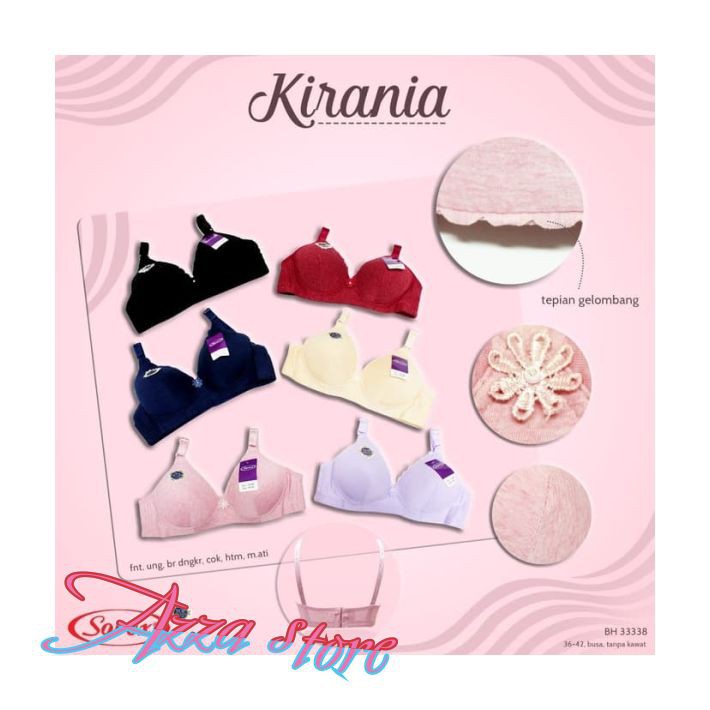 AZ29 BH Wanita Tanpa Kawat BH Merek SOREX Original BH Grosir Tanpa Kawat Nyaman Dipakai - 36
