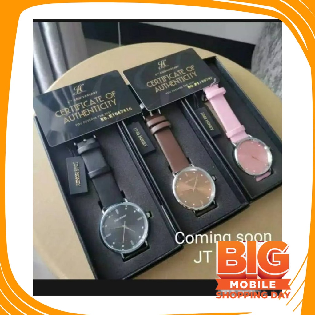 JAm Cewe Pink Bue Sky Gold Silver rubber Anti karat Air / JIMS HONEY 8123  READY COKLAT PINK HITAM J