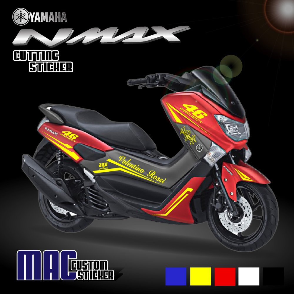 CUTTING STICKER NMAX 46 PROJECT KUNING Shopee Indonesia
