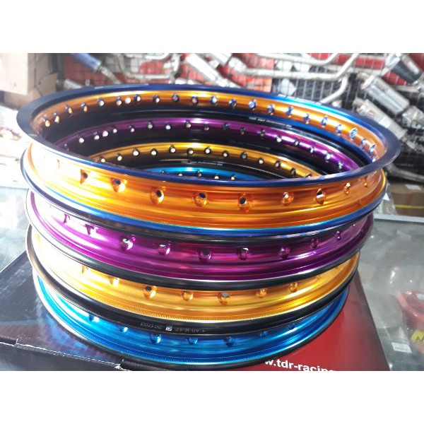 BRILIANT!!! Velg TDR 2tone sepasang ready semua warna