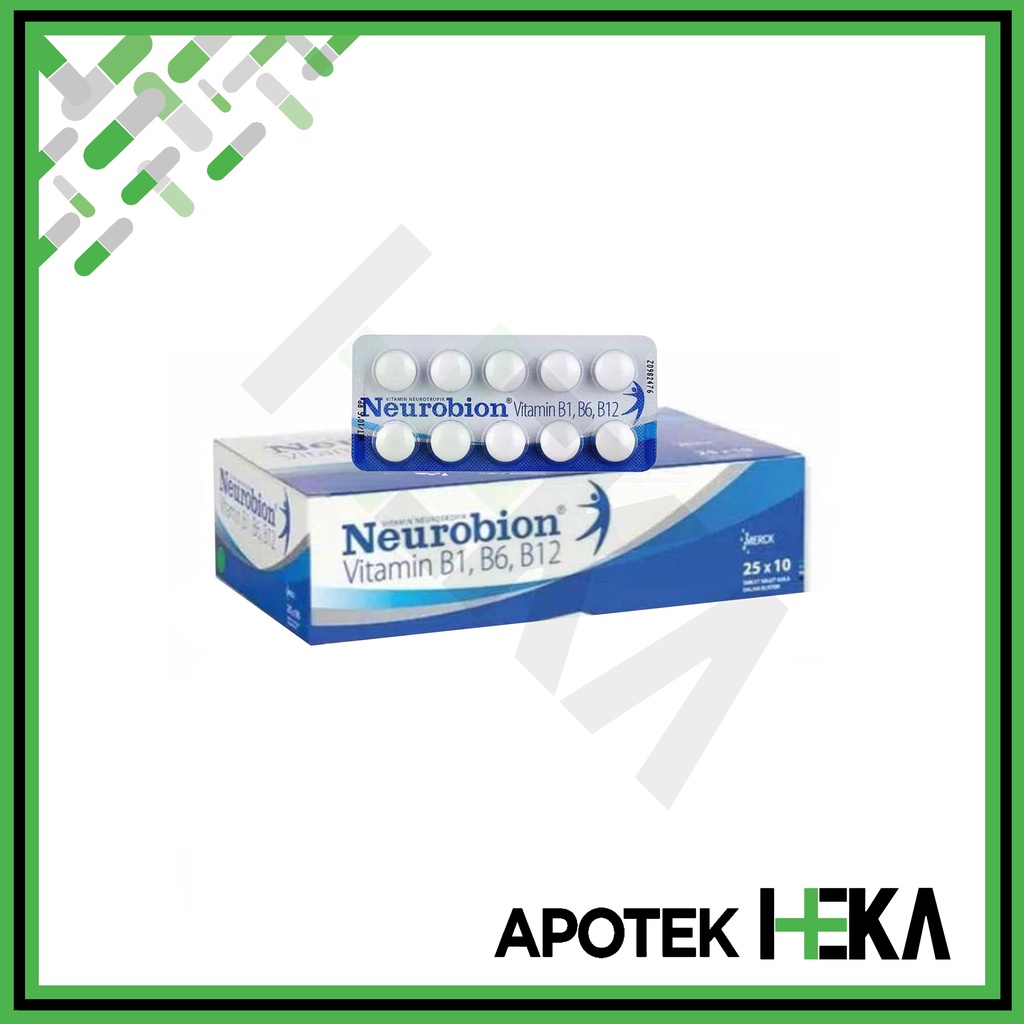 Neurobion Box Isi 25x10 Tablet - Suplemen Kesehatan Sistem Syaraf (SEMARANG)