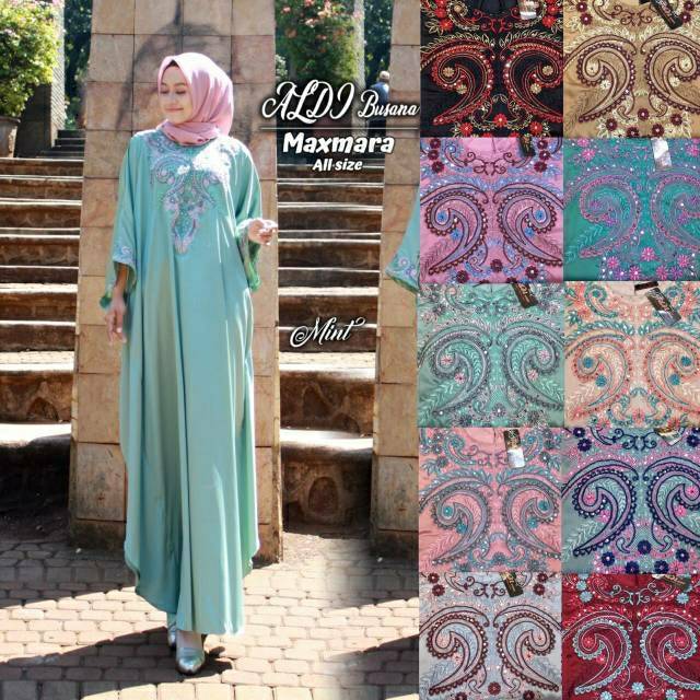 realpic!!! kaftan   maxmara bordir payet Swaroski original butik geser.foto y