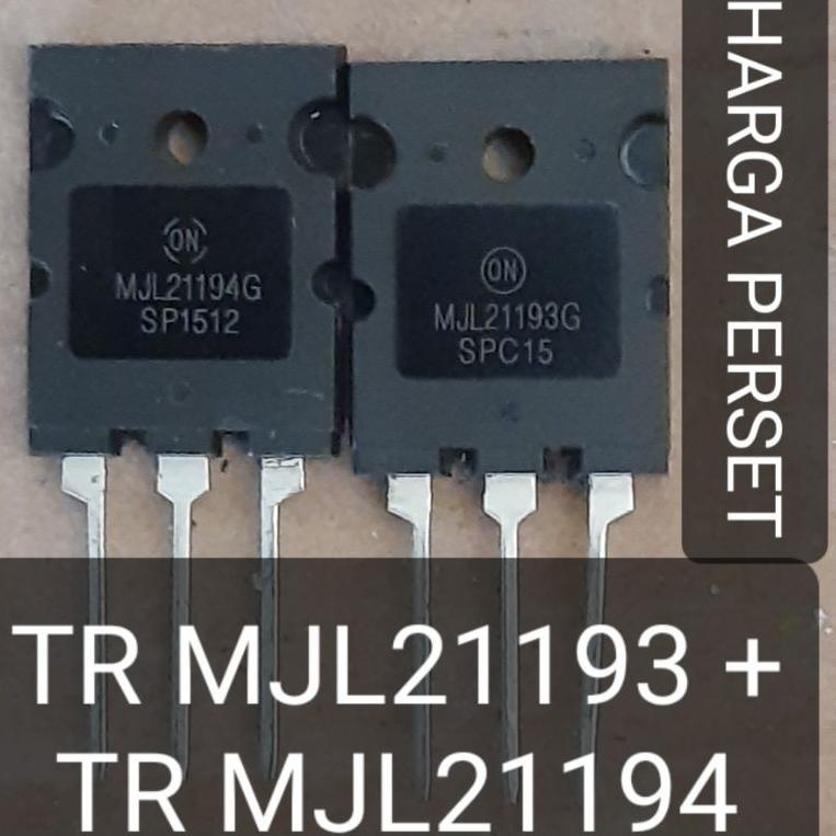 (I1V5) ☆ TRANSISTOR TR FINAL MJL21193 MJL21194 MJL 21193 MJL 21194 MJL21193G MJL21194G SEPASANG PERS