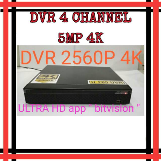 DVR 8 CHANNEL 5MP 2560P 4K &amp; SUPPORT SEMUA JENIS CCTV