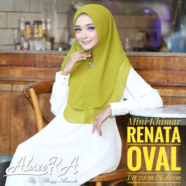 KHIMAR RENATA OVAL ORI ALMEERA BY RA