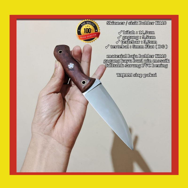 PISAU SESET BOHLER K110 SUPER TAJAM SIAP PAKAI