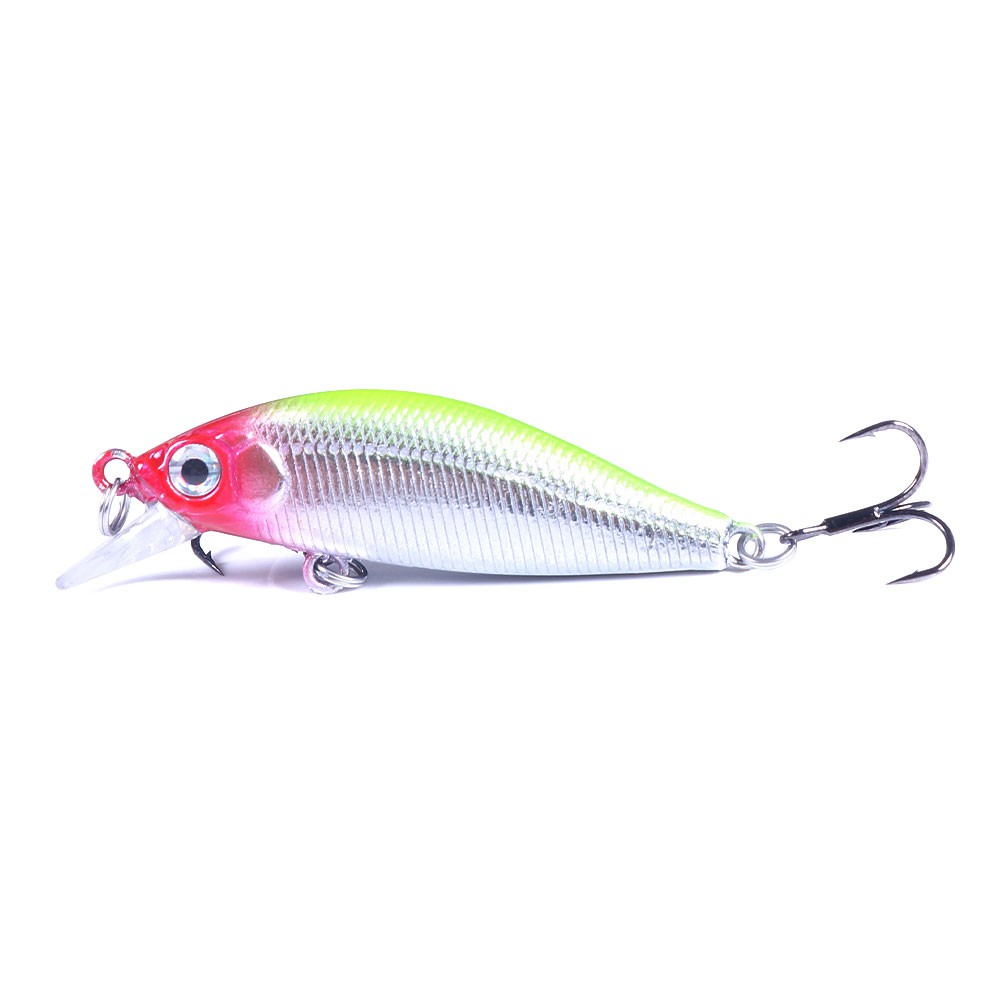 HENGJIA 1Pcs NEW Sinking Minnow Umpan Pancing 50mm 3g Fishing Bait 3D Eyes Swimbait Fishing Lure