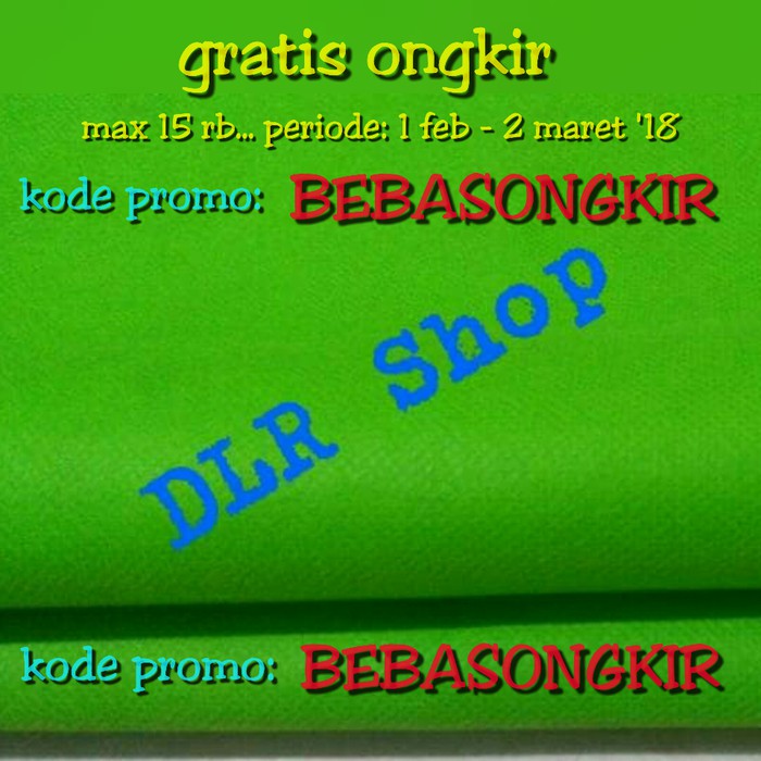

DISKON!! GREEN SCREEN BAHAN KAIN SPUNBOND AKSESORIS BERMUTU
