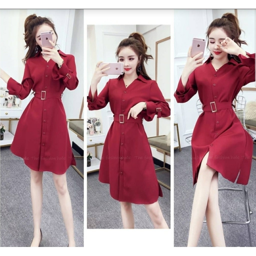 [VLFK] Dress Veloza / Dress Korea / Dress Terbaru Wanita / Dress / Dress Casual / Dress Terbaru Wanita