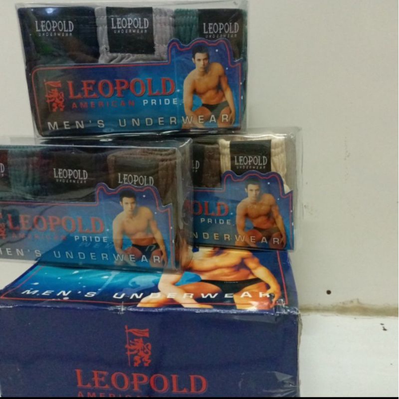 Celana dalam pria Leopold / CD pria murah leopold isi 3pcs perbox