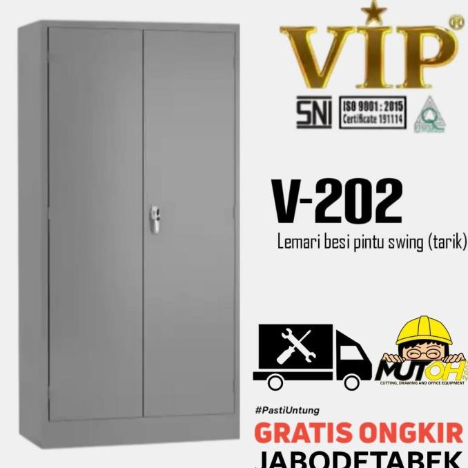 

BEST SELLER LEMARI ARSIP LEMARI BESI PINTU SWING TARIK VIP V-202 LIMITED EDITION