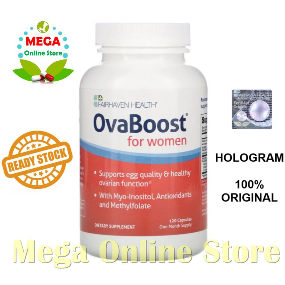 Fairhaven Health Ovaboost - 120 Kapsul (untuk kualitas sel telur wanita)