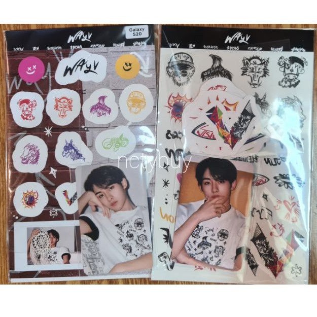 WayV Winwin MD by Ten Smartphone Deco & Luggage Tattoo pc Set