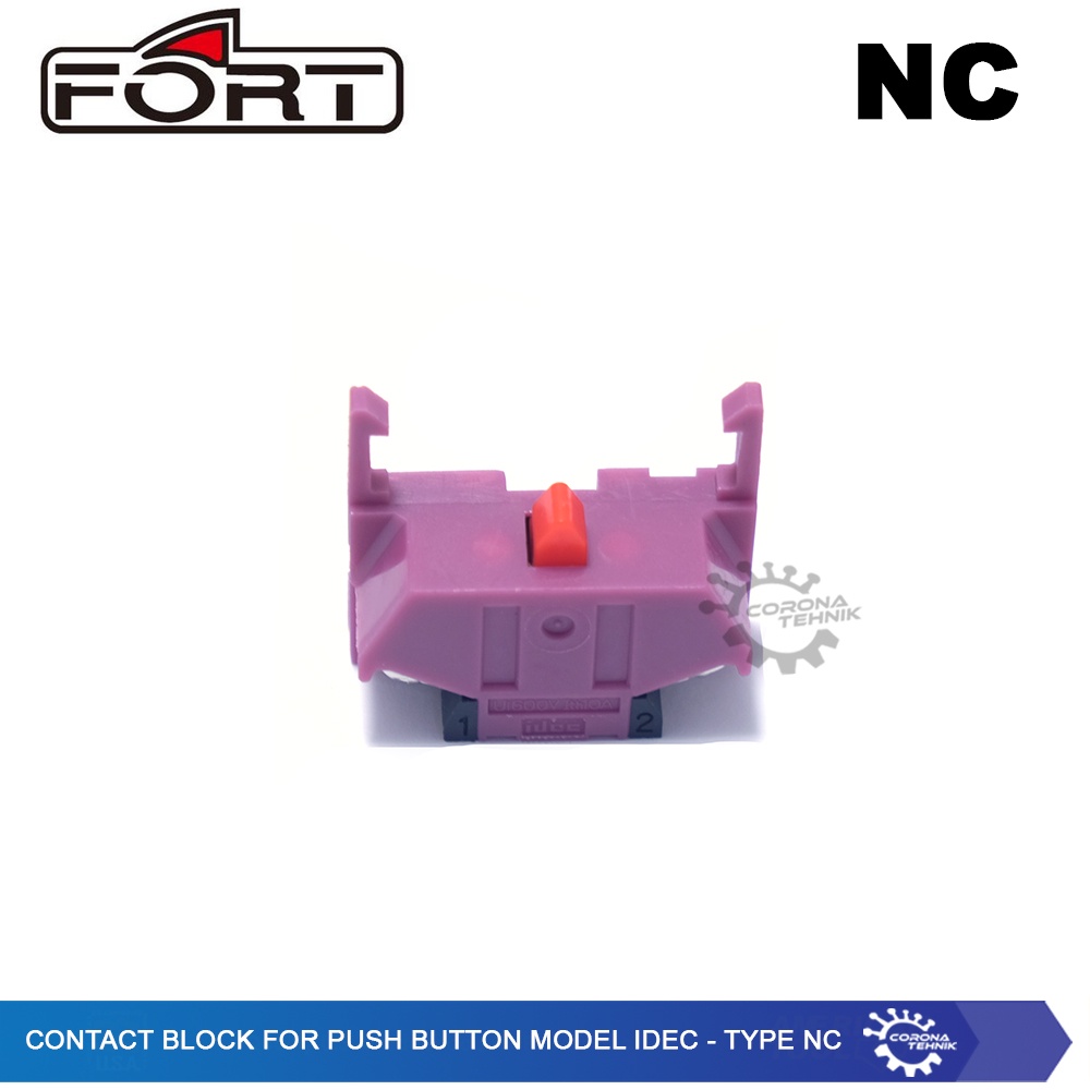 Type NC - Contact Block Saklar for Push Button Model Idec - Izumi