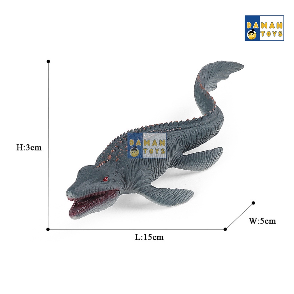 Mainan Dino Dinosaurus Pteranodon Mosasaurus Trex Spinosaurus Pajangan Koleksi Kualitas Bagus