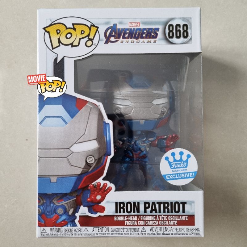 Funko POP Avengers Endgame - Iron Patriot Funko Shop Exclusive