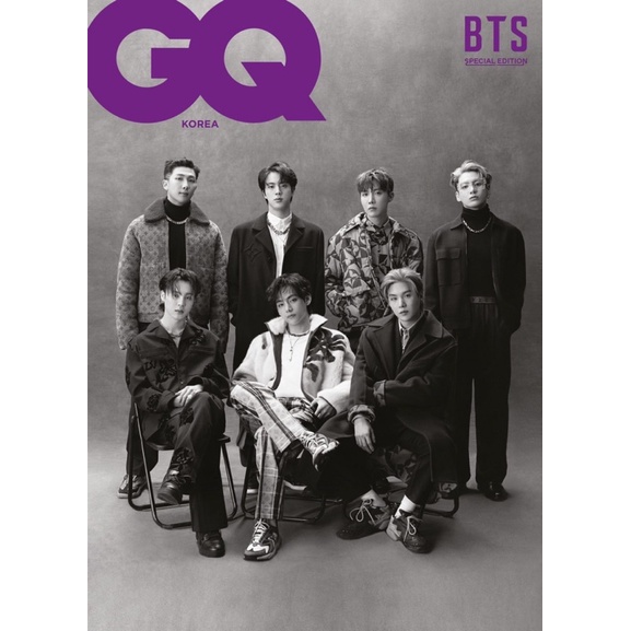BTS X GQ KOREA MAGAZINE - OFFICIAL JANUARY MAJALAH
