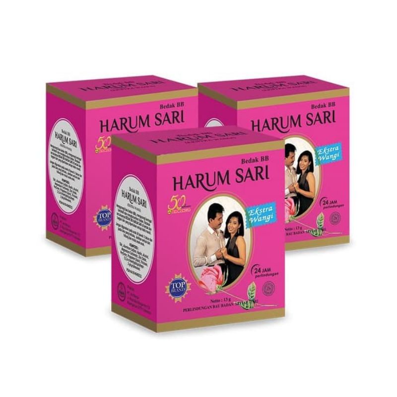 Bedak BB Harum Sari 1Box IsI 10 Sachet/BPOM