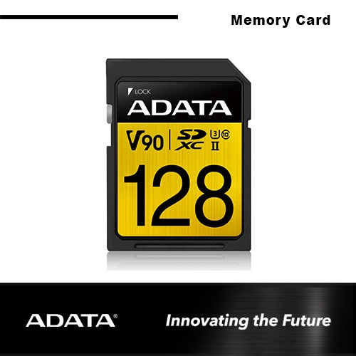 ADATA Premier ONE SDXC/SDHC UHS-II U3 Class 10 128GB - SD CARD GOLD