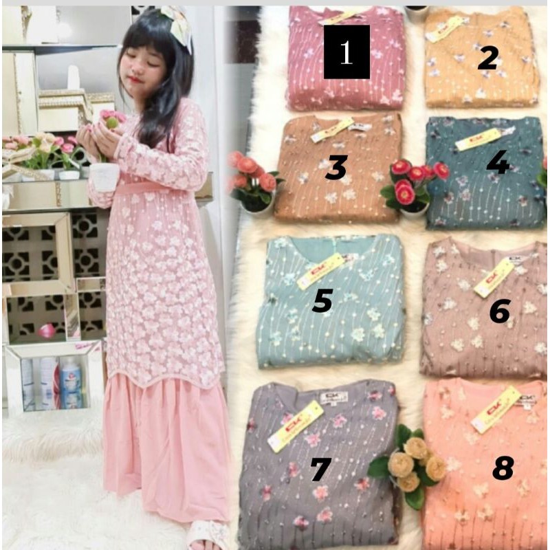gamis tutu anak/ gamis tutu terbaru/ gamis anak