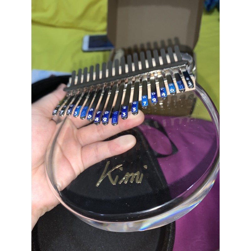 Kalimba Kimi Acrylic Complete Alat Musik 17 Keys BACA DESKRIPSI
