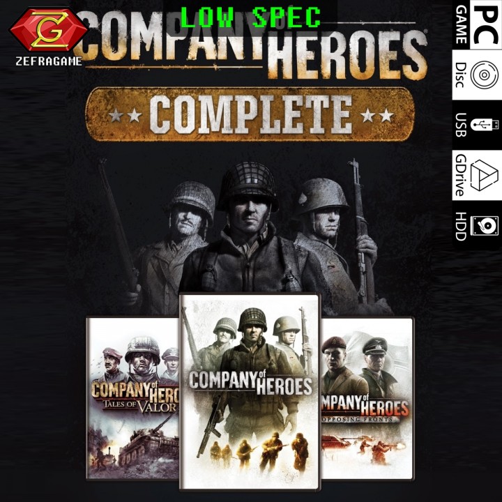 COMPANY OF HEROES 1 Complete Edition/COH1/COH 1 PC Full Version/GAME PC GAME/GAMES PC GAMES