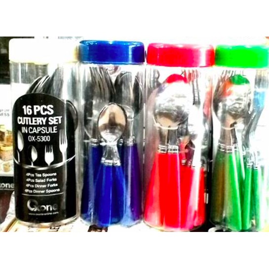 Oxone Cutlery Set in Capsule  OX5300 Sendok Garpu