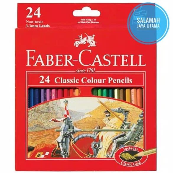 

Pensil Warna Faber Castell 24 Classic Slmh5