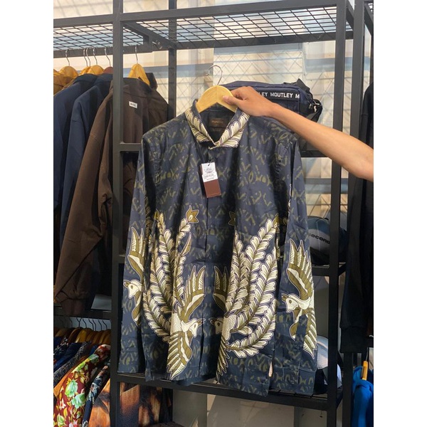 kemeja batik manzone original