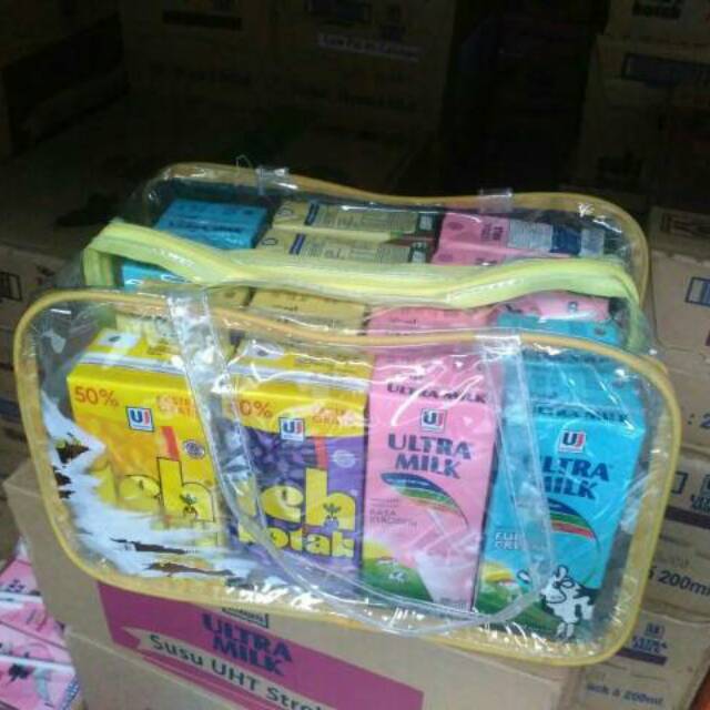 

Paket susu ultra isi 15macam