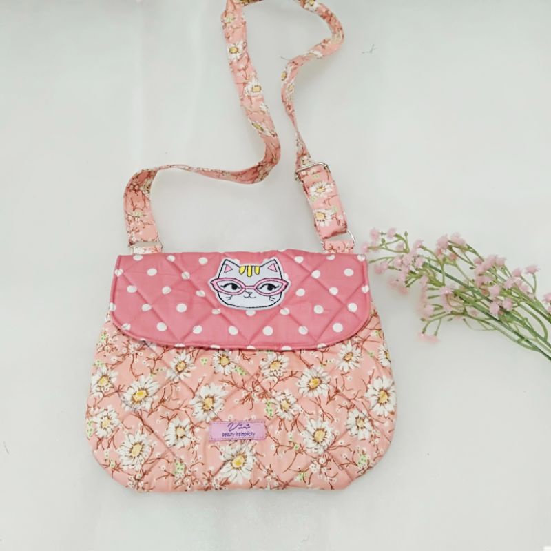 Tas Kain / Tas Selempang bahu Anak Perempuan Lucu Murah homemade