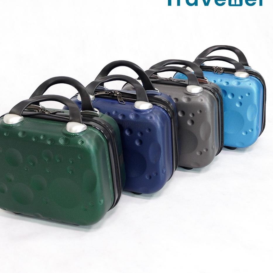 ✵ Tas Koper Hardcase Beauty Case Koper Make Up Polo Vienna Size 12 inch - 007 ☪