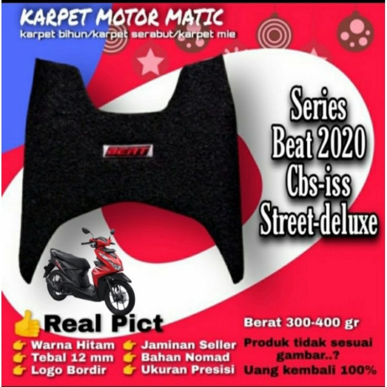 Karpet Motor Beat 2020 CBS ISS Delux