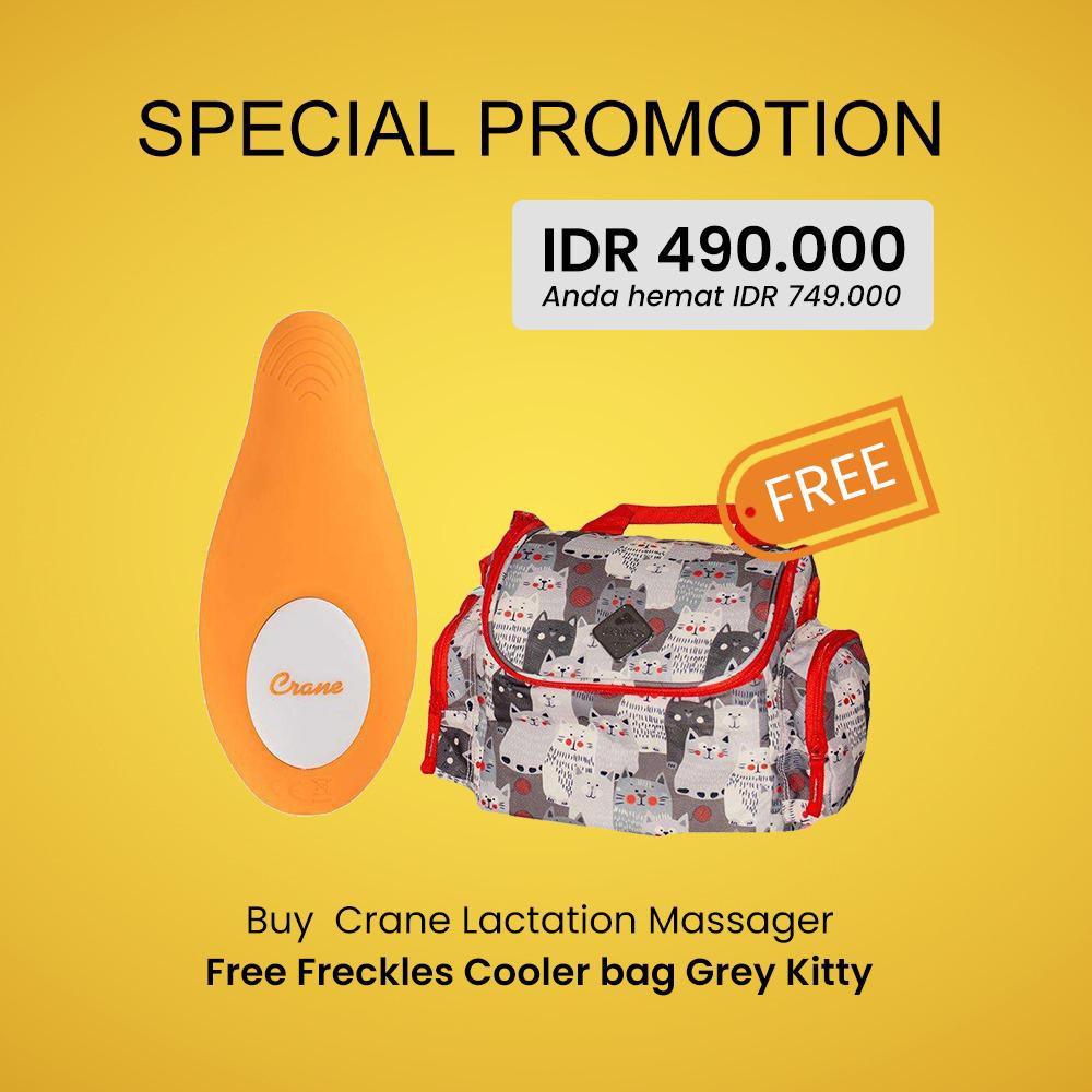 Crane lactation massager FREE freckles cooler bag