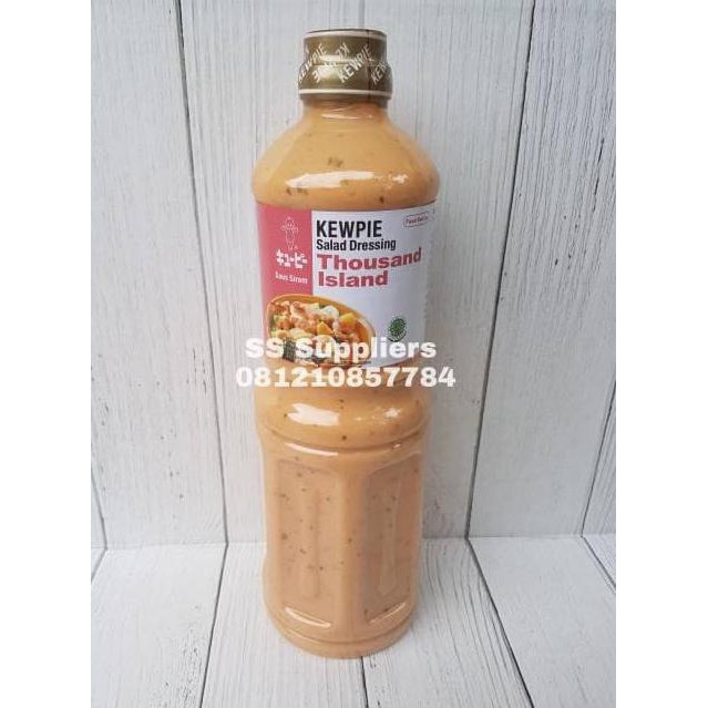 

Mmbon645- Kewpie Salad Dressing Thousand Island 1Liter , Premium Taste , Bumbu 968C