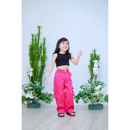 Cargo Pants Kids Mly by Keenanthi / Celana Anak / Celana Cargo Unisex / Cargo Celana