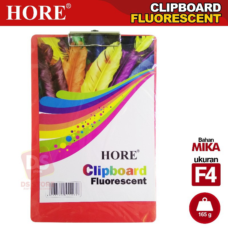 

[PCS] Papan Dada Ujian Acrylic / CLIPBOARD FLUORESCENT HORE