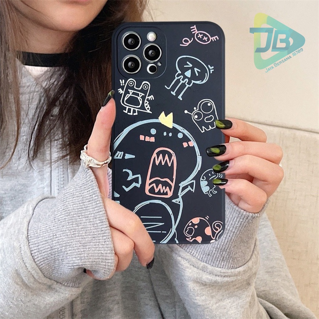 SOFTCASE MACARON PELINDUNG KAMERA CUSTOM ART MONSTER OPPO VIVO SAMSUNG REALME XIAOMI IPHONE INFINIX FOR ALL TYPE JB5893